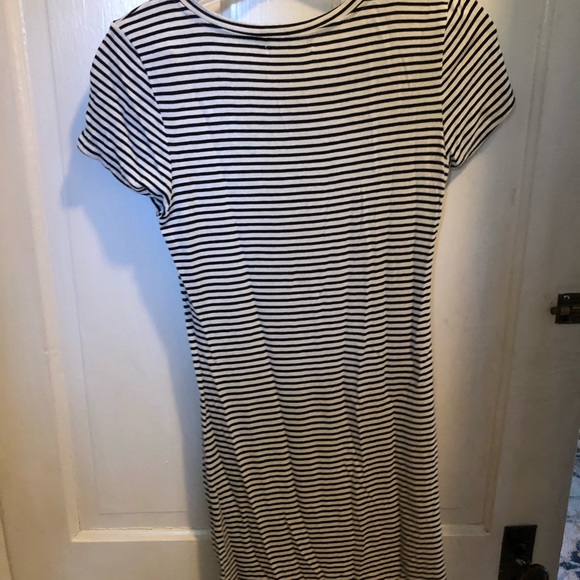 Jersey knit, Striped T-Shirt Dress - Picture 2 of 4